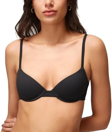 halobliss t shirt demi bras for women small chests black 32b