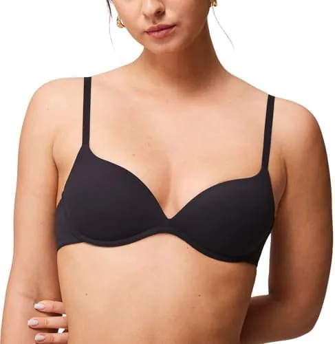 halobliss wireless lift up bras for women small bust black 36aa